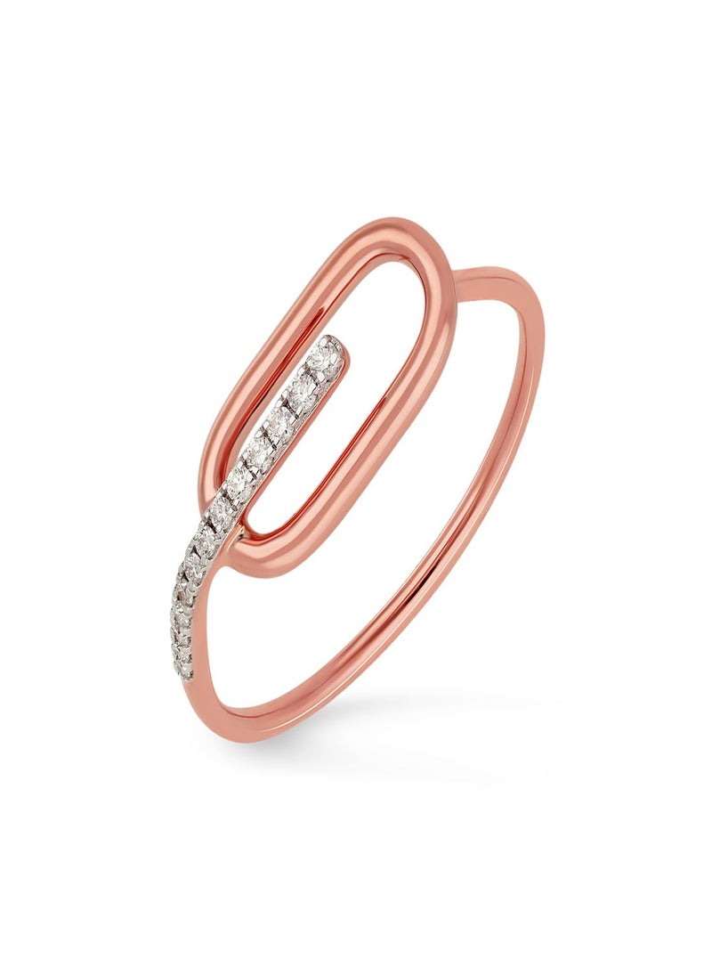 Malabar Gold and Diamonds 18k 750 Purity Mine Diamond Ring MZOZOU146RN1  - Image 1