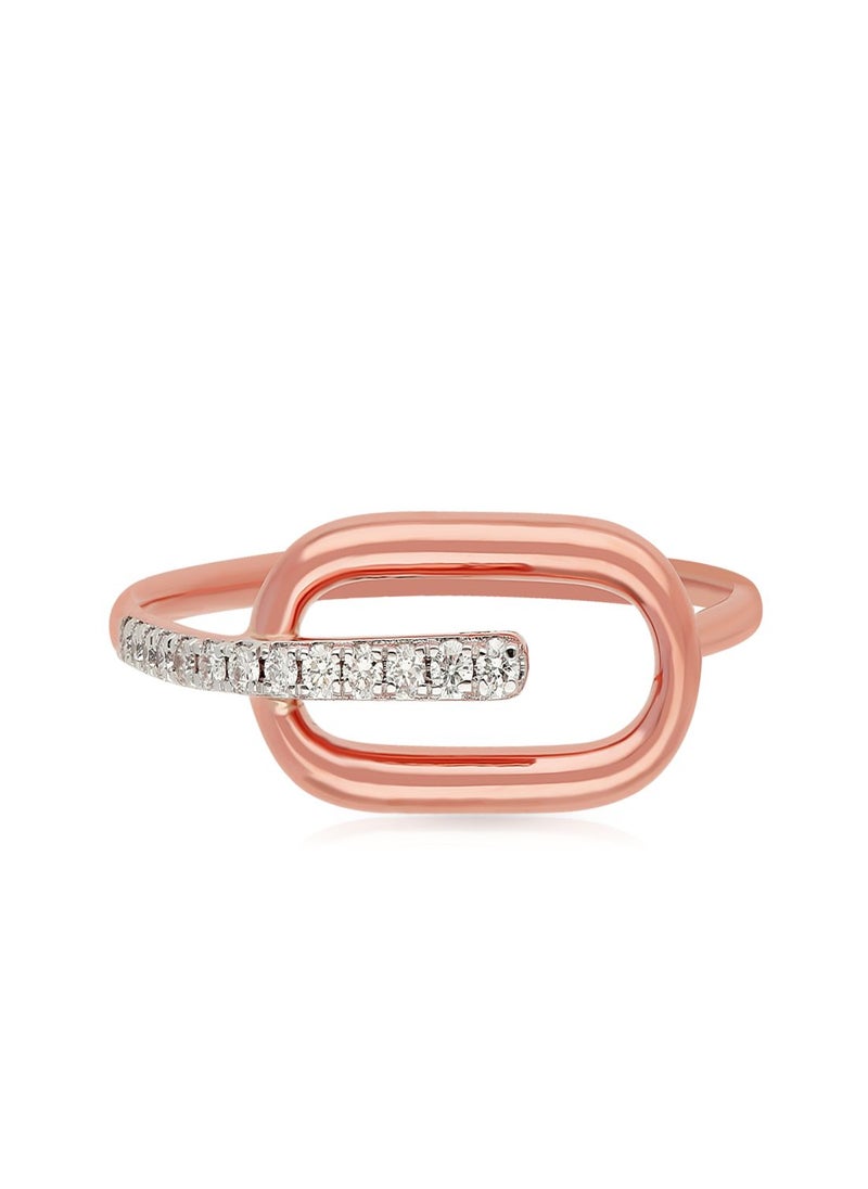 Malabar Gold and Diamonds 18k 750 Purity Mine Diamond Ring MZOZOU146RN1  - Image 2