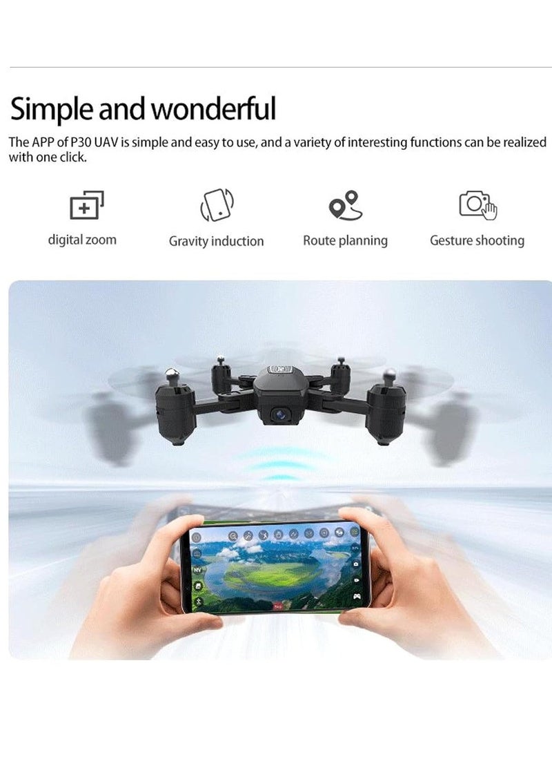 Generic - "4K Dual Camera P30 Drone with Controller – Smartphone-Compatible for Enhanced Aerial Views" - Image 1