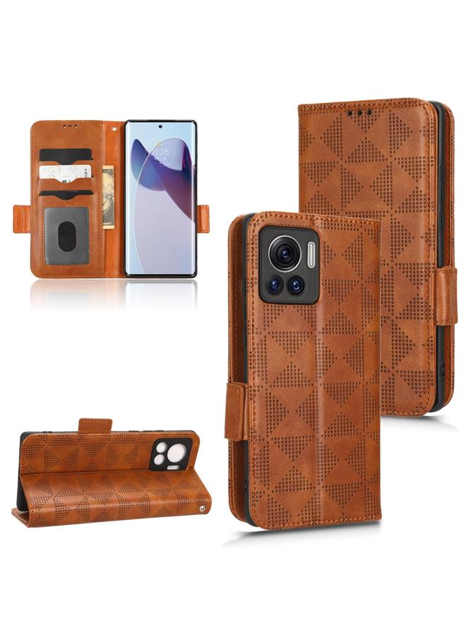 اس-توب جراب لهاتف موتورولا إيدج 30، جراب جلدي بتصميم مثلث متماثل للغاية - Image 1