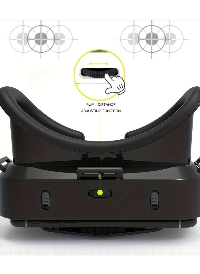 3D VR Headset with Blue Light Filter, Smart Virtual Reality Glasses  - Image 5