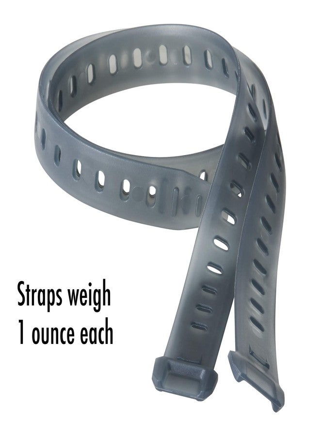 MSR Paragon/PosiLock Snowshoe Binding Replacement Strap Set (1 Pair), 14 Inch, Grey - Image 5