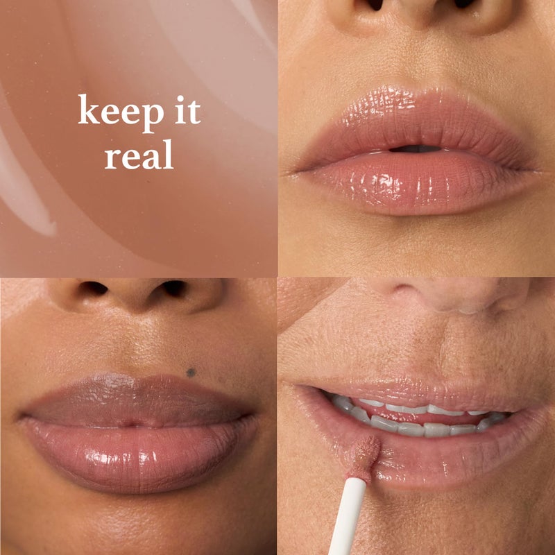 Julep So Plush Plumping Lip Gloss - Keep It Real - High-Shine Hydrating Lightweight Lip Color - Non-Sticky Formula - Vitamin E Soothes and Repairs Lips - Image 2