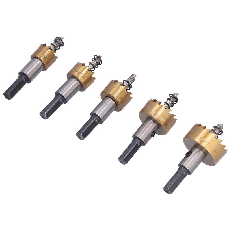 مجموعة مناشير الثقب HSS فولاذ عالي القوة للحفر على المعادن باستخدام المثقاب الكهربائي - Image 3