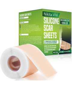 NIKITA.VIVI Silicone Scar Sheets 1.5M Beige Effective Scars Away Silicone Scar Sheets for Surgical Scars C Section Burn Scar Removal Gel Medical Grade Gel Scar Tape Silicone Scar Plaster  - Image 4