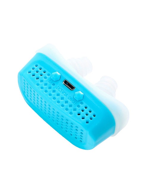 CPAP Portable 3-stage Electric Variable Speed Snore Preventer Nose Purification Nasal Plug Respirator Nose Clip Anti Snoring Air Ventilation Anti Snoring Device