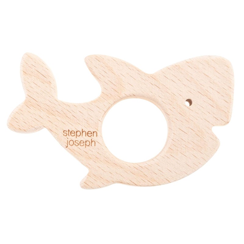 Stephen Joseph Muslin Lovie with Teether Shark - Image 2