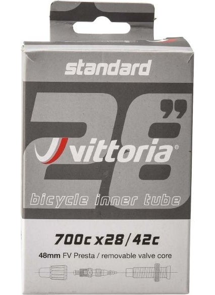 Vittoria Inner Tube 700X28/42C 45MM Dunlop Valve 