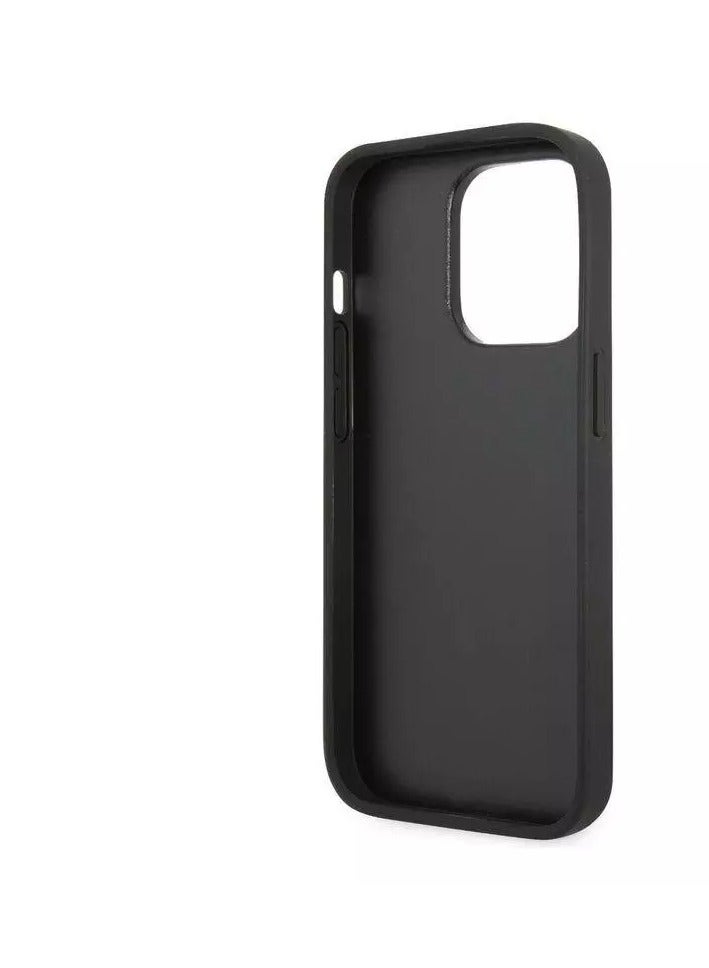 Ferrari حافظة جلدية من بولو فيراري مع شعار SF الكبير المطبوعة لهاتف آيفون 14 برو باللون الأحمر - Image 4