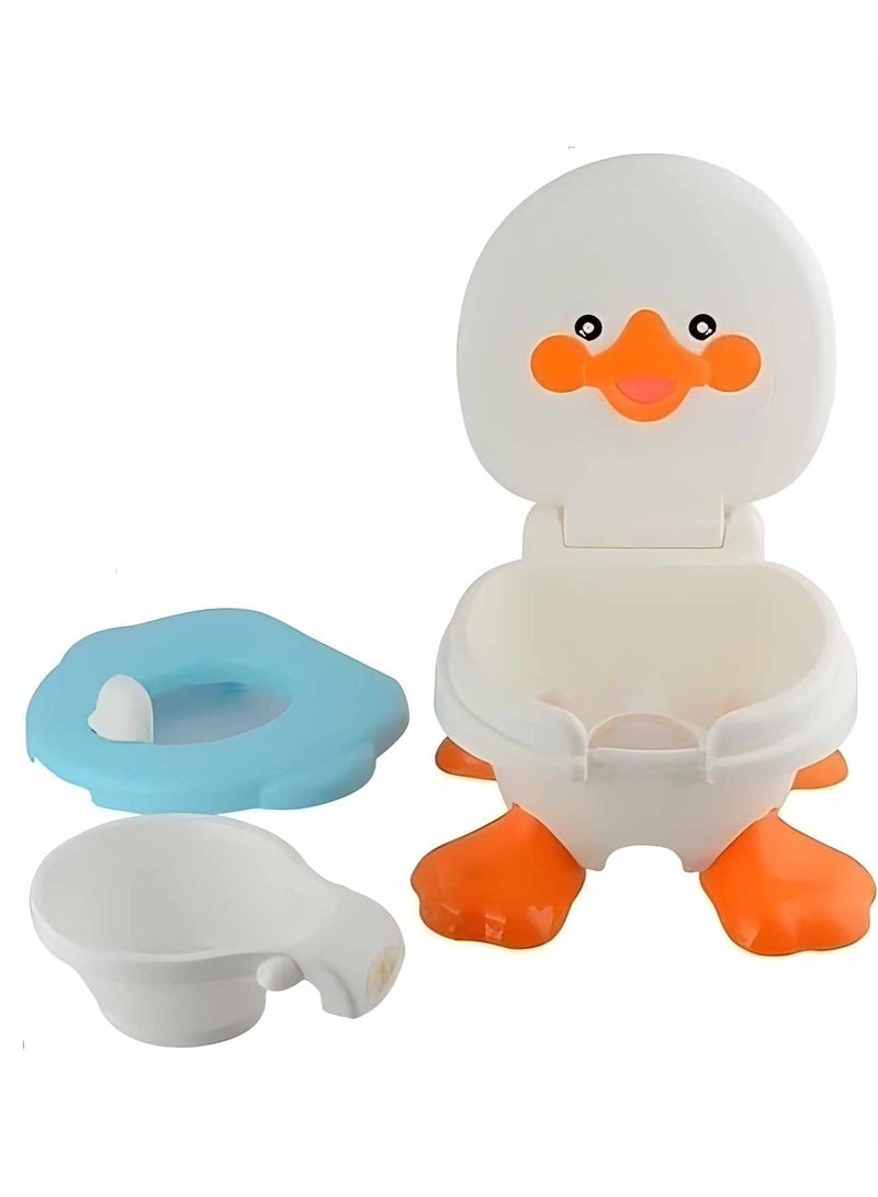 إفريثينج فور كيدز تدريب على المرحاض على شكل بطة مناسب للأطفال بعمر 12 شهرًا فما فوق - Image 2