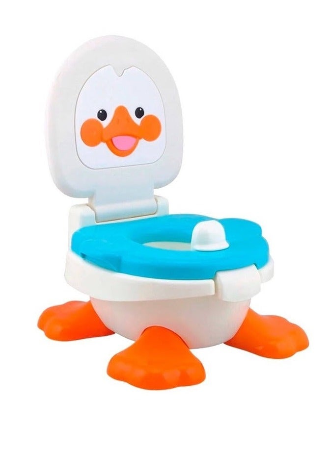 إفريثينج فور كيدز تدريب على المرحاض على شكل بطة مناسب للأطفال بعمر 12 شهرًا فما فوق - Image 1