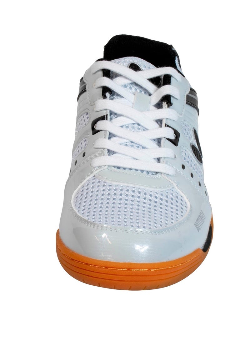 Butterfly Lezoline Unizes Table Tennis Shoes - Durable, Gripping Outer Sole, Shock Absorption EVA, Ping Pong Shoe   white/black 34 - Image 4