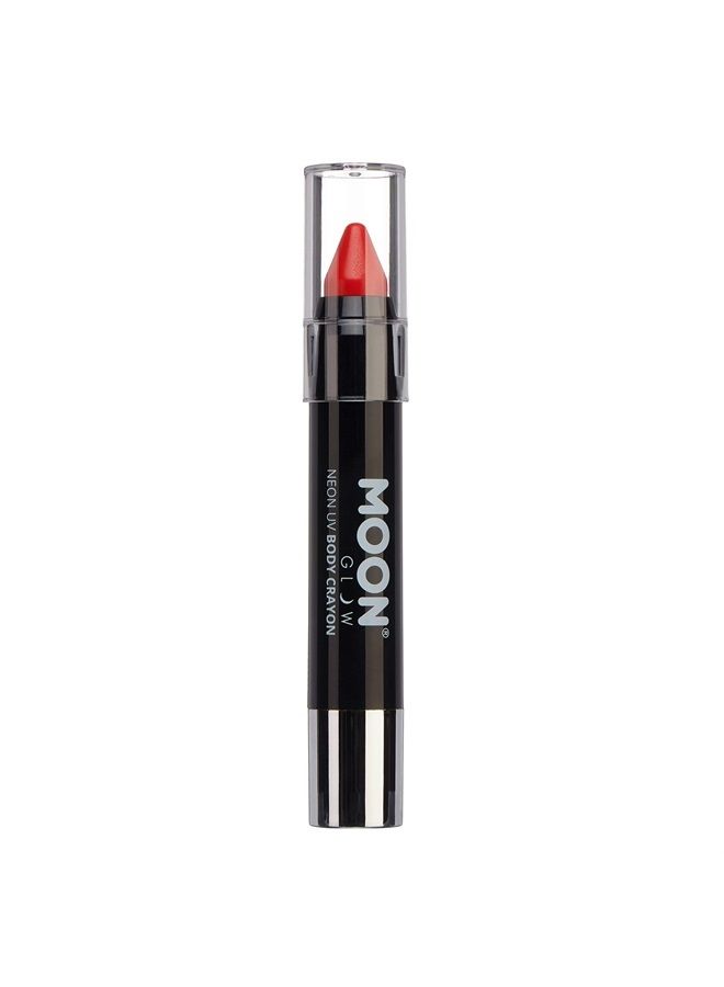 Neon UV Paint Stick Body Crayon for The Face & Body – Intense Red