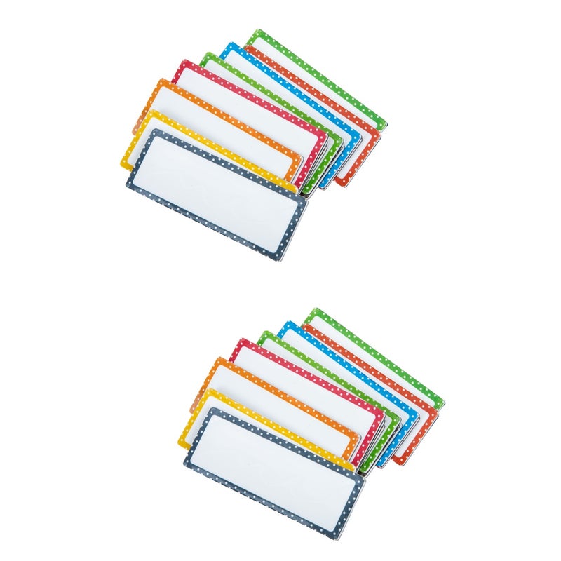 16 Pcs Magnetic Stickers Magnetic Name Magnetic Labels Erasable Magnetic Name Tags Magnetic Label - Image 1