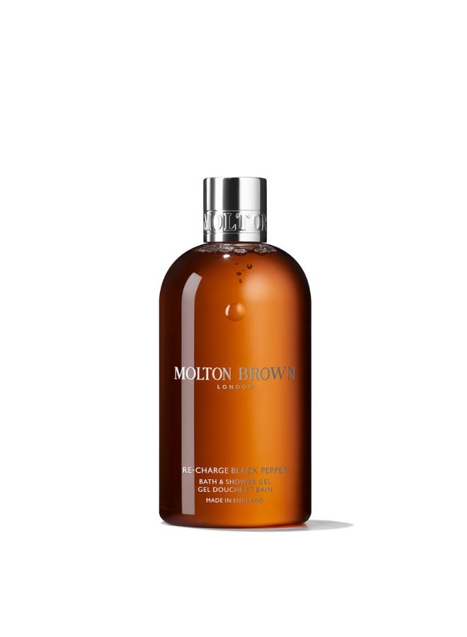 MOLTON BROWN Re-charge Black Pepper Bath & Shower Gel 300ml - Image 1