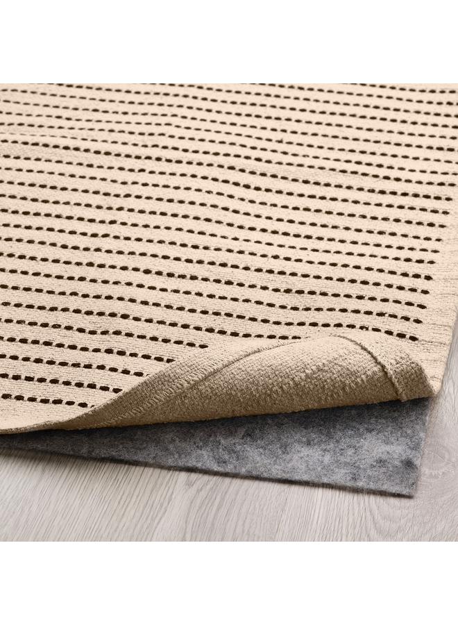 إيروريكس سجادة، منسوجة بشكل مسطح، طبيعية/سوداء، 120×180 سم - Image 3