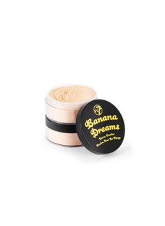 W7 W7 Banana Dreams Loose Setting Powder - Weightless Yellow Blurring Powder For All Skin Tones - 2 Pack 