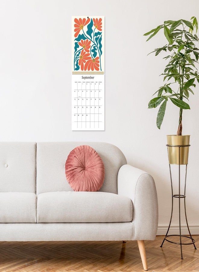 JAPBOR Wall Hanging Calendar 2026-12 Months Hanging Calendar Planner, Aesthetic Floral Flower Abstract Design Weekly Monthly Organizer for Home Office Living Room 2025-2026 (14" x 11") - Image 5