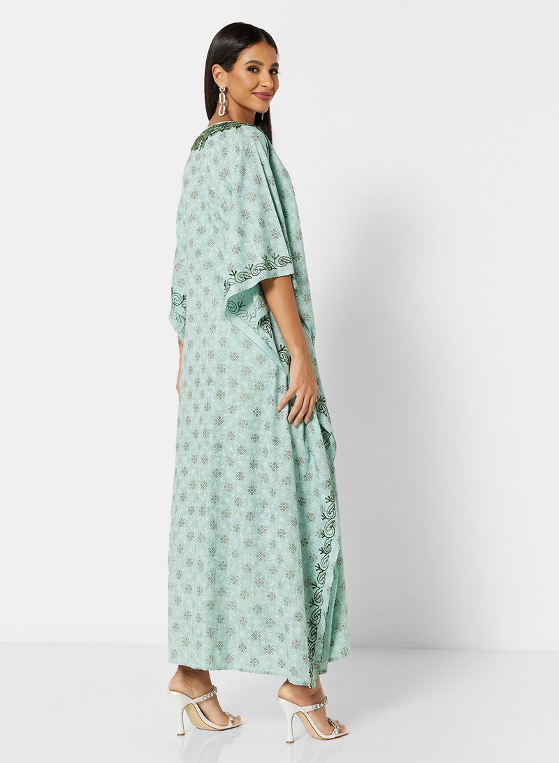 ARABIAN CLOSET EMBROIDERED KAFTAN - Image 2