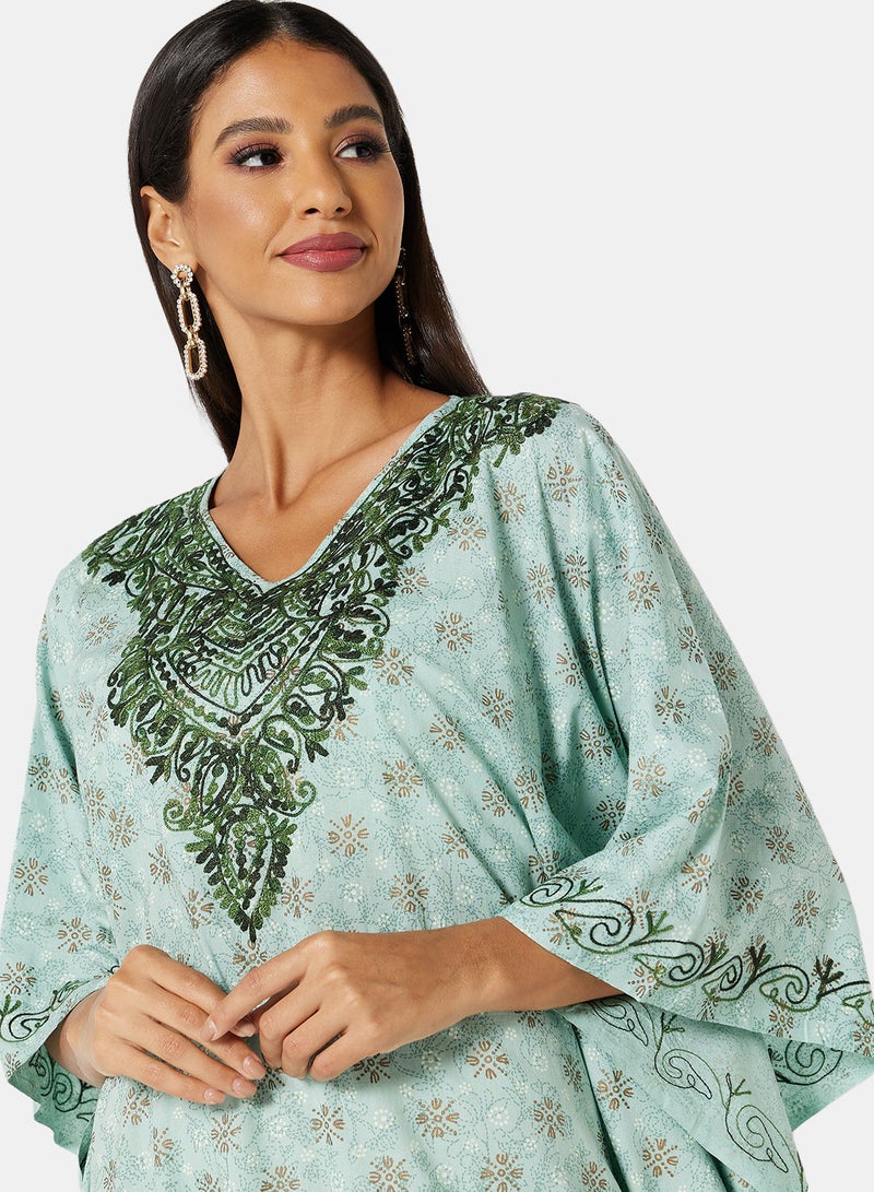 ARABIAN CLOSET EMBROIDERED KAFTAN - Image 3