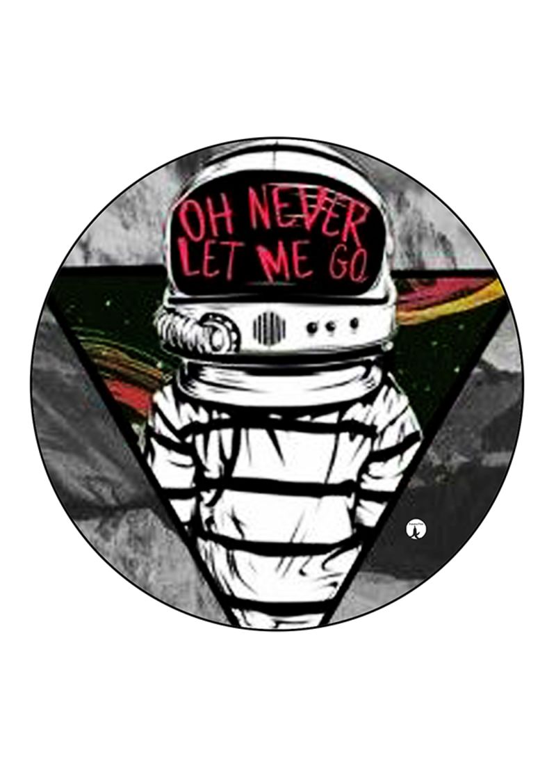 RKN English Phrases Printed Fridge Magnet Round  Multicolour - Image 2