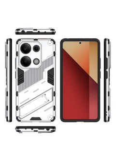 CaseNeo Redmi Note13 Pro 4G/Xiaomi POCO M6 PRO 4G Mobile Case Cover with Hybrid Heavy Duty Protection Shockproof Back Cover with Anti-Fingerprint Anti-Scratch Protector with Defender Kickstand  - Image 3