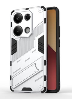 CaseNeo Redmi Note13 Pro 4G/Xiaomi POCO M6 PRO 4G Mobile Case Cover with Hybrid Heavy Duty Protection Shockproof Back Cover with Anti-Fingerprint Anti-Scratch Protector with Defender Kickstand  - Image 1