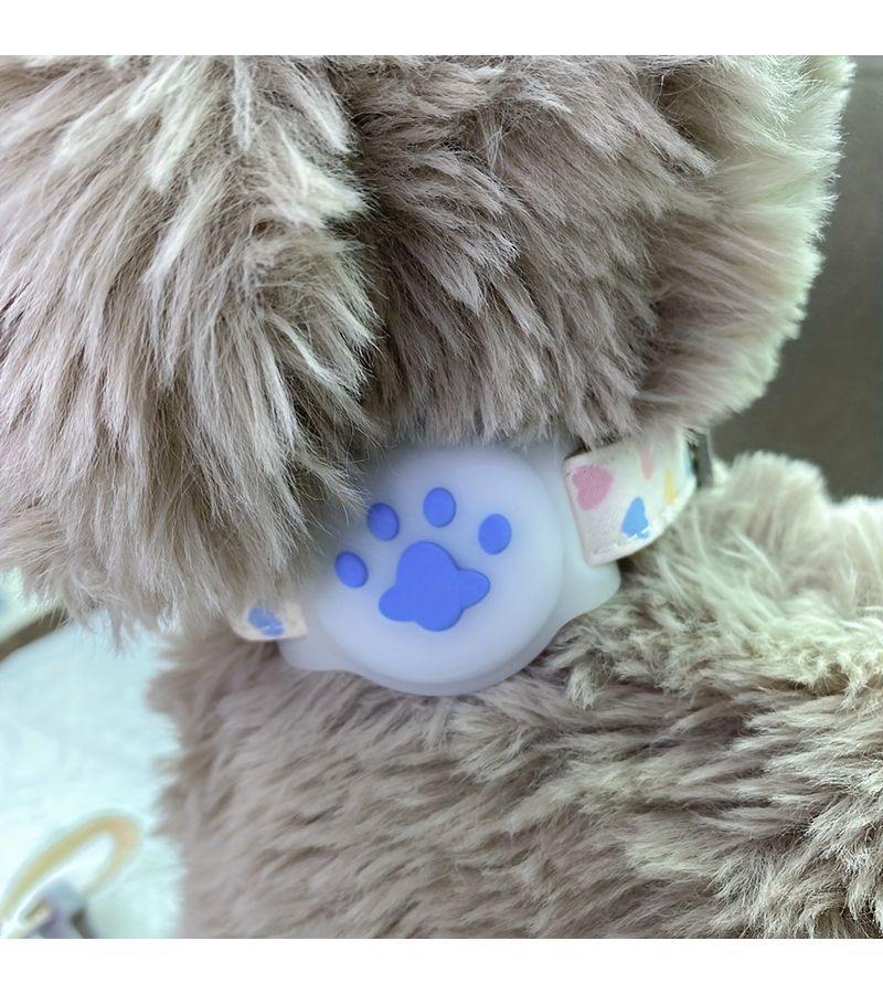 Pink Silicone AirTag Case for Pets Anti Loss Protective Cover - Image 5