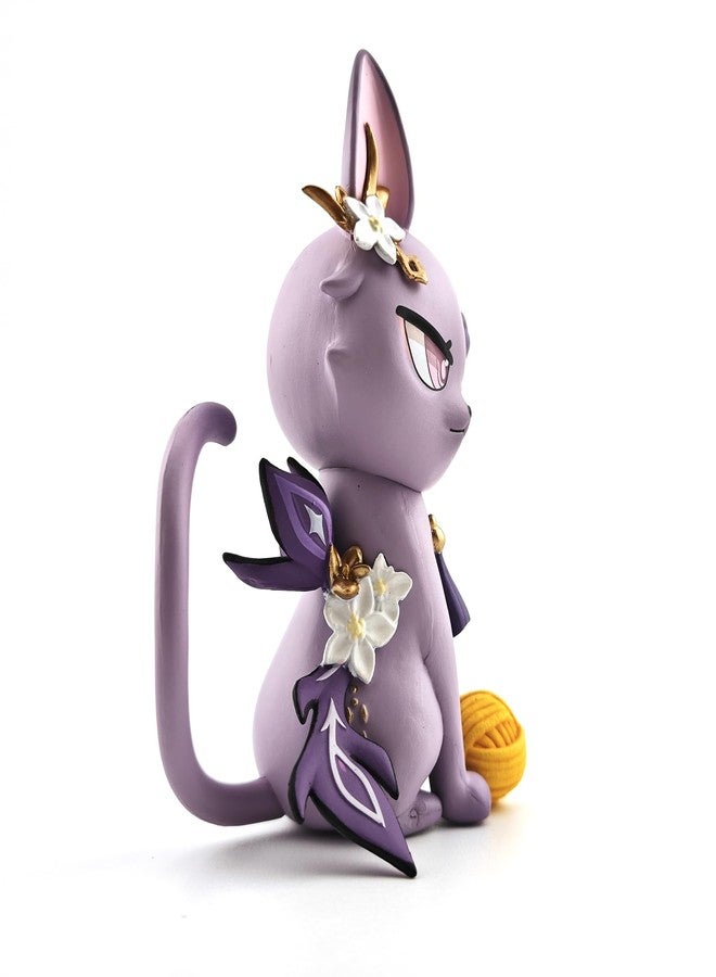 GOLEHS Genshin Impact Cat Figurine - 3.75" Cute Anime Collectible Figure, Diluc/Childe/Keqing, Gift for Fans and Cat Lovers, - Image 3