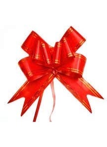 E Shopping E Shopping Pull Flower Ribbon for Gift Wrap & Decoration Multicolor 50 pcs, Free 50 Mix Sticker of Best Wishes and Best Compliment  - Image 2