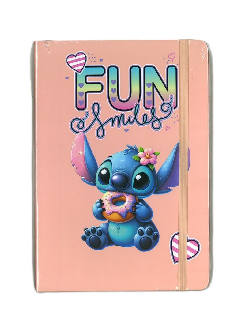A5 Size Hardcover Notebook With Elastic Closure Assorted Designs - Image 4