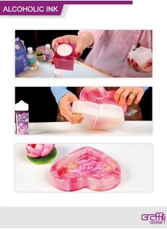 Graffiti Resin Graffiti Resin Alcoholic Ink Violet Color 100g  - Image 5