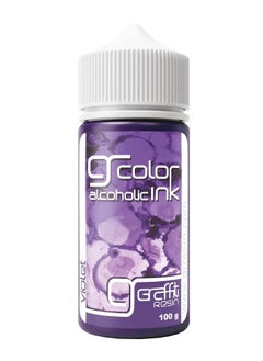Graffiti Resin Graffiti Resin Alcoholic Ink Violet Color 100g  - Image 1