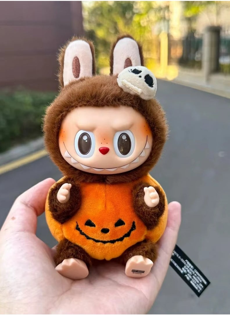 Labubu Pop Mart Pumpkin Plush Pendant Series Collectible Toy Art  - Image 5