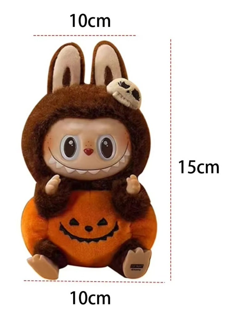 Labubu Pop Mart Pumpkin Plush Pendant Series Collectible Toy Art  - Image 3