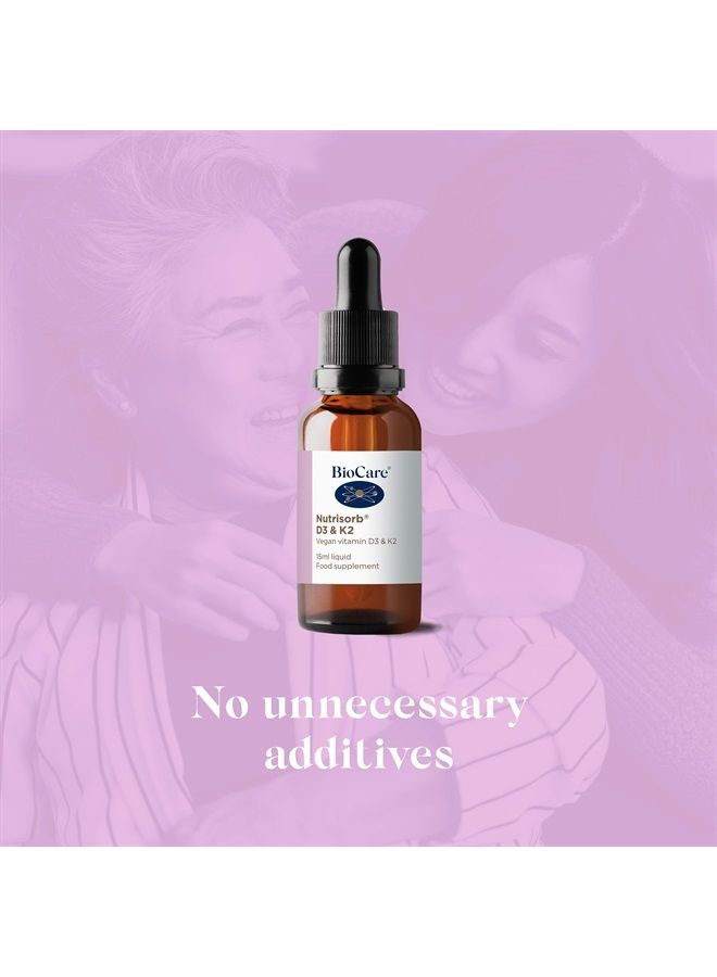 BIOCARE Nutrisorb D3 & K2, 15 ML - Image 2