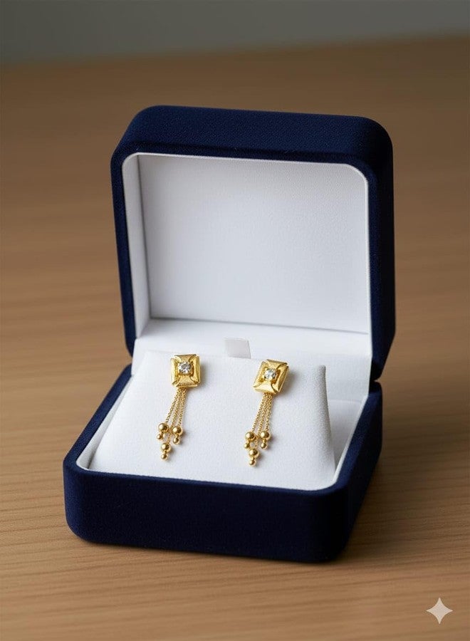 ROSARIO Stylish Golden Earrings for Girls - Image 3