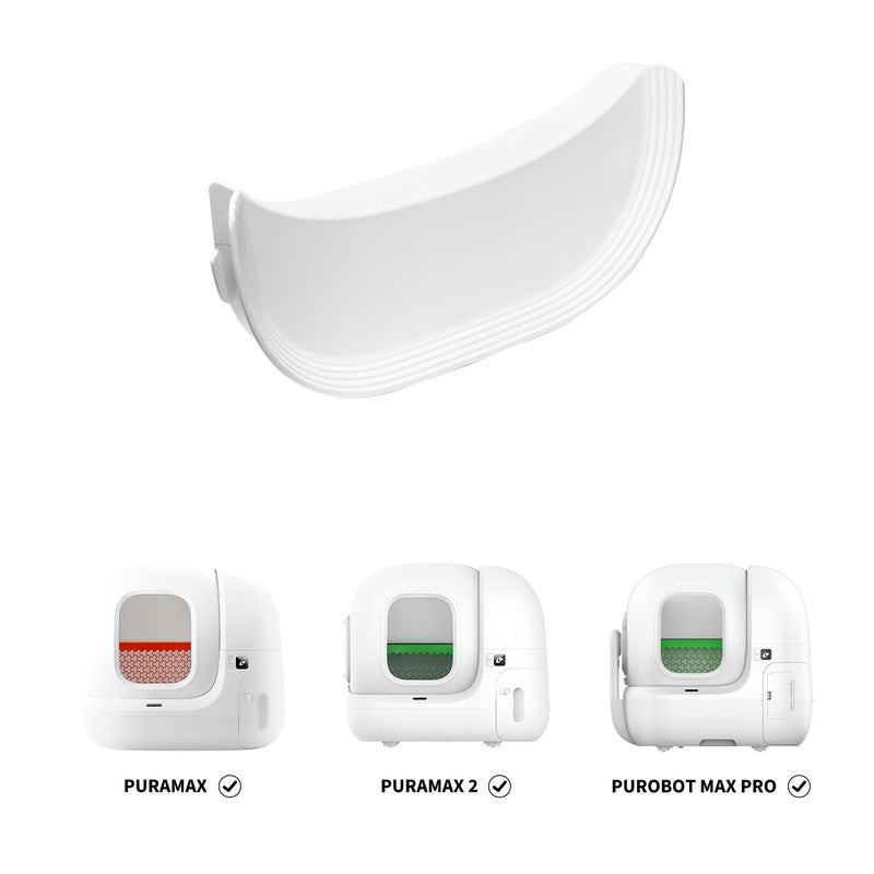 PETKIT Elevated Entrance Fence for PuraMax Self-Cleaning Cat Litter Box, Anti-Leak Urine and Cat Litter Baffle for Puramax, Increase Threshold for Automatic Cat Litter Box, Less Mess - Image 2