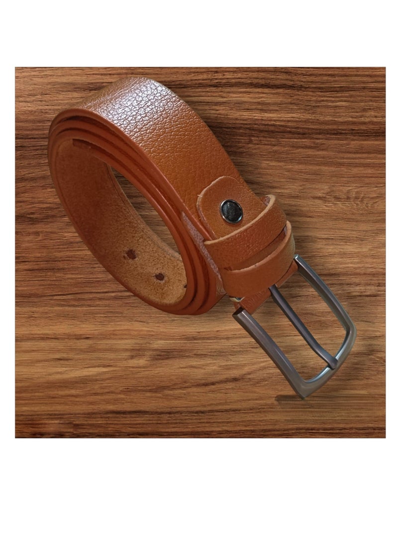 Generic - Men's Leather Belt  Elegant Design that Adds a Touch of Elegance to your Look - 145CM - Image 1