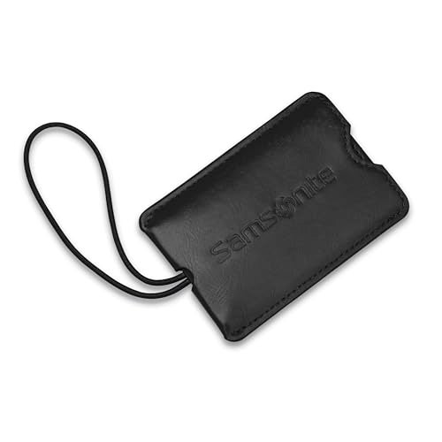 Samsonite 2-Pack Vinyl ID Tags, Black - Image 2