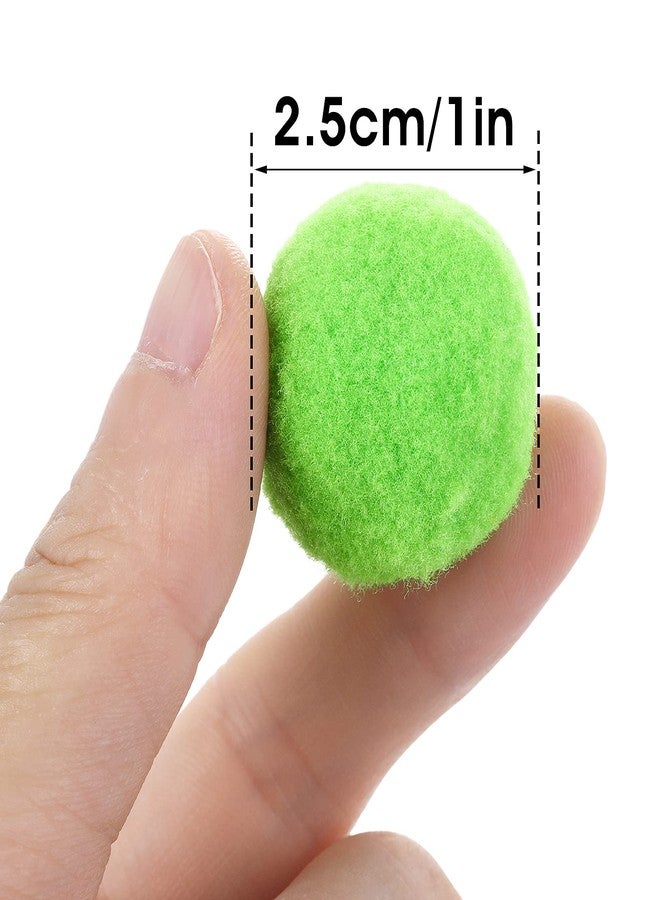 Molain Large Cat Toy Balls, Soft Cat Balls 1Inch Kitten Pom poms Ball Cat Play Toy (30 Pcs) - Image 3