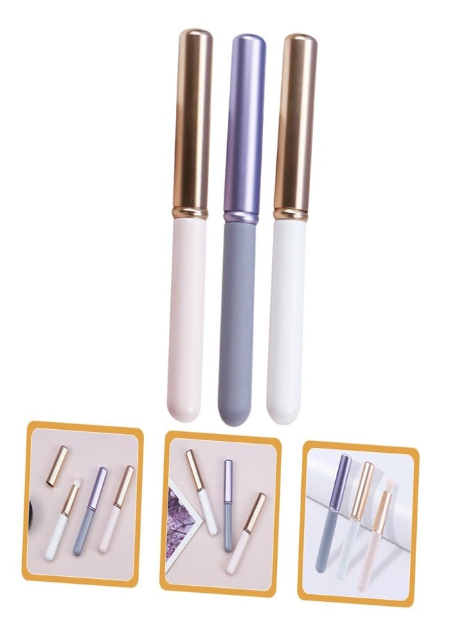 مجموعة فيكاسكي من 3 فرش مكياج للشفاه مع أغطية، أدوات وضع أحمر شفاه مريحة لتطبيق سلس، أدوات محمولة لتلميع الشفاه مثالية للسفر والتعديلات - Image 5