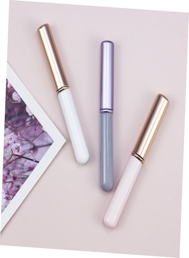 مجموعة فيكاسكي من 3 فرش مكياج للشفاه مع أغطية، أدوات وضع أحمر شفاه مريحة لتطبيق سلس، أدوات محمولة لتلميع الشفاه مثالية للسفر والتعديلات - Image 4