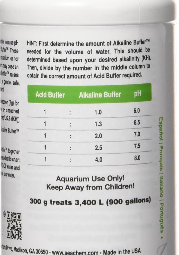 Seachem Alkaline Buffer for Freshwater Aquariums - 300g (10.5oz) - Raises pH and Increases Alkalinity (KH) - Image 3