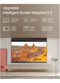 XGIMI HORIZON ULTRA 4K Home Smart Projector w/ Dolby Vision, Dual Light System, 2300 ISO Lumens, Up to 200" Screen Size, for Home/Office, 2x 12W Harman/Kardon Speakers, Smart Screen Adaptation - Beige  - Image 5