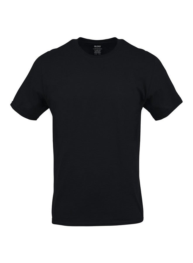 Gildan Men's Crew T-Shirts, Multipack, Style G1100, Black (12-Pack) - Image 3