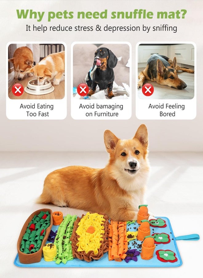 KeeKit Pet Snuffle Mat, 32"x20" Slow Feeding Mat for Dogs, Interactive Puzzle Toy for Training, Stress Relief & Mental Stimulation - Encourages Natural Foraging, Reduces Fast Eating - Image 2