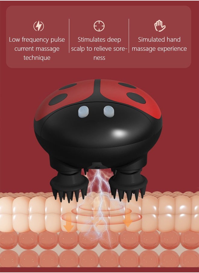 Occuwzz Massager Low Frequency Massage Claw Wireless Charging Fully Waterproof Scalp Pulse Head Hand Foot Massager  - Image 3