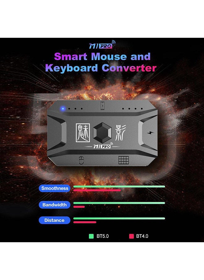 Generic - M1 Pro Keyboard Mouse Converter BT5.0 Connection Support Android iOS System - Image 1