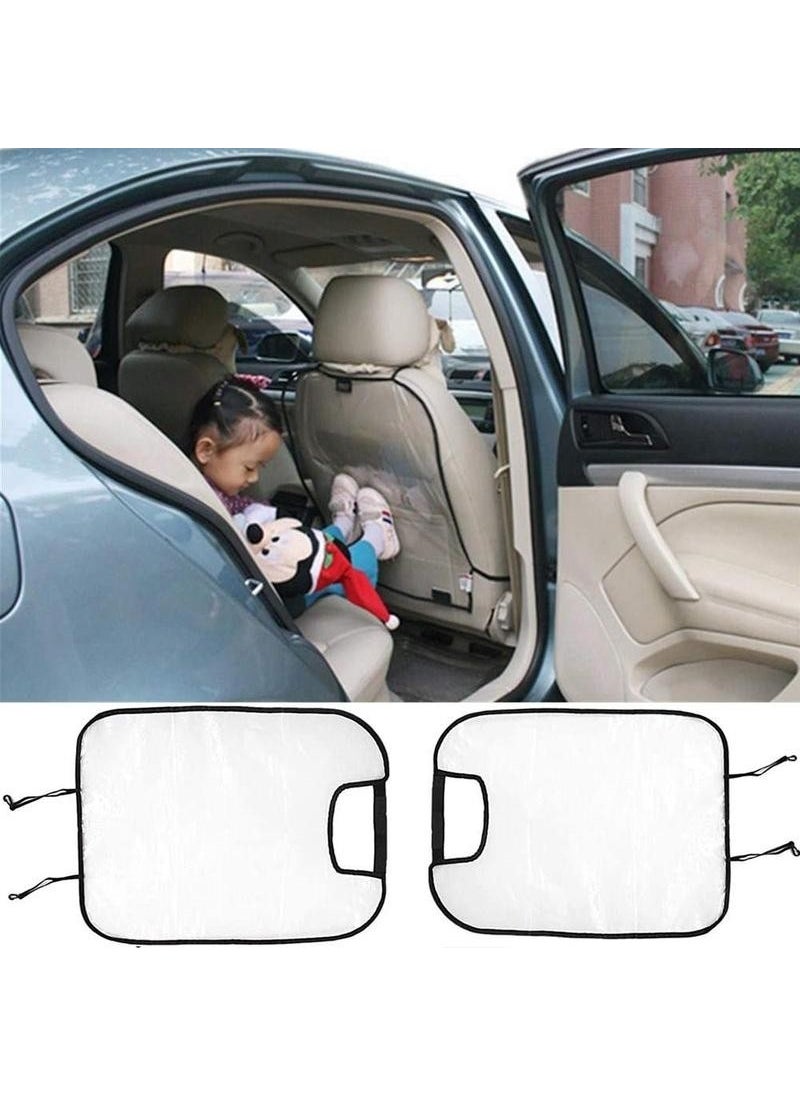 Techmaster Vehicle Car Seat Back Protection Mud Dirt Anti-Scratch 2Pcs  - Image 5